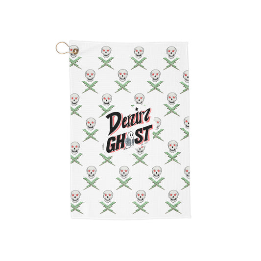 Skull and Lightning Golf Towel